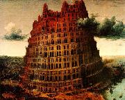 BRUEGEL, Pieter the Elder The Little Tower of Babel china oil painting artist